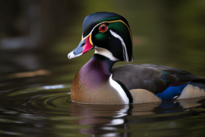 Close up of a wood duck taken during a Wetland Delineation Report- Ecological Due Diligence