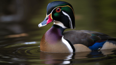 Close up of a wood duck taken during a Wetland Delineation Report- Ecological Due Diligence