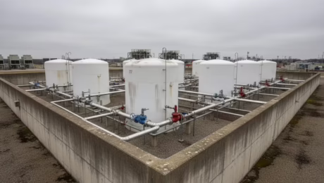 SPCC compliance audit of aboveground oil storage tanks in secondary containment at an Illinois utility facility